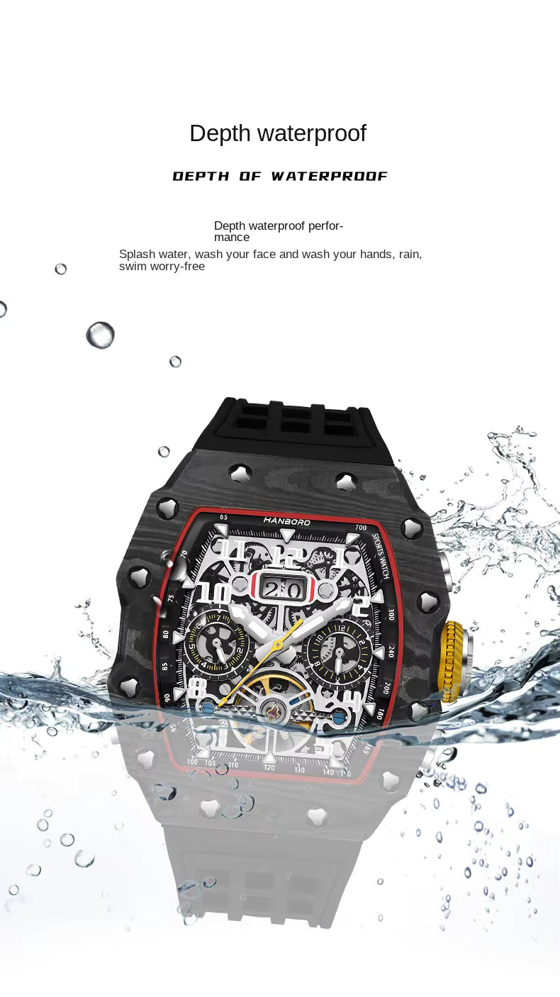 MACHER Carbon V12 - Performance Driven Racing Timepieces - Richard mille, jacob&co homage Watches