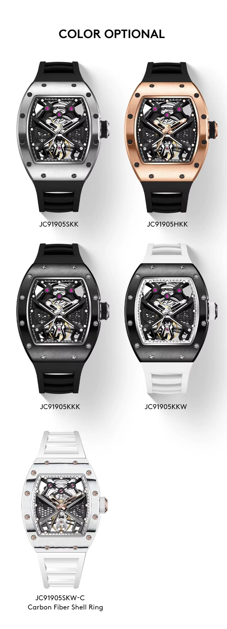 MACHER Pitstop - Performance Driven Racing Timepieces - Richard mille, jacob&co homage Watches