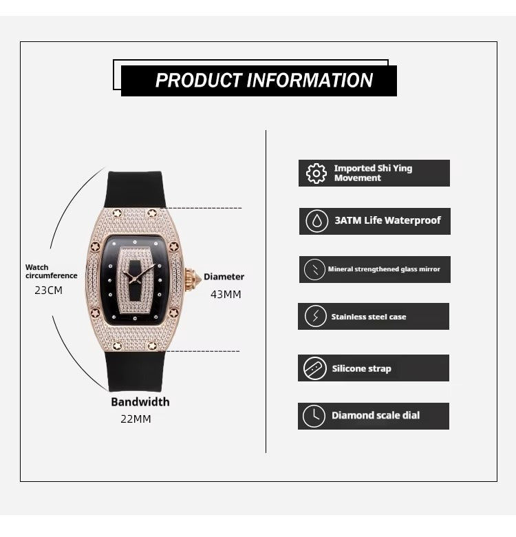 MACHER Empress femme - Performance Driven Racing Timepieces - Richard mille, jacob&co homage Watches