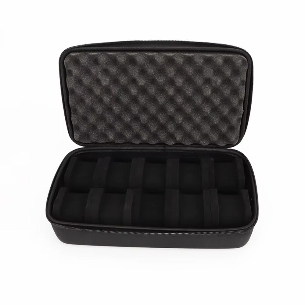 MACHER Padded zip travel watch case (6-15 slots) - Performance Driven Racing Timepieces - Richard mille, jacob&co homage Watches