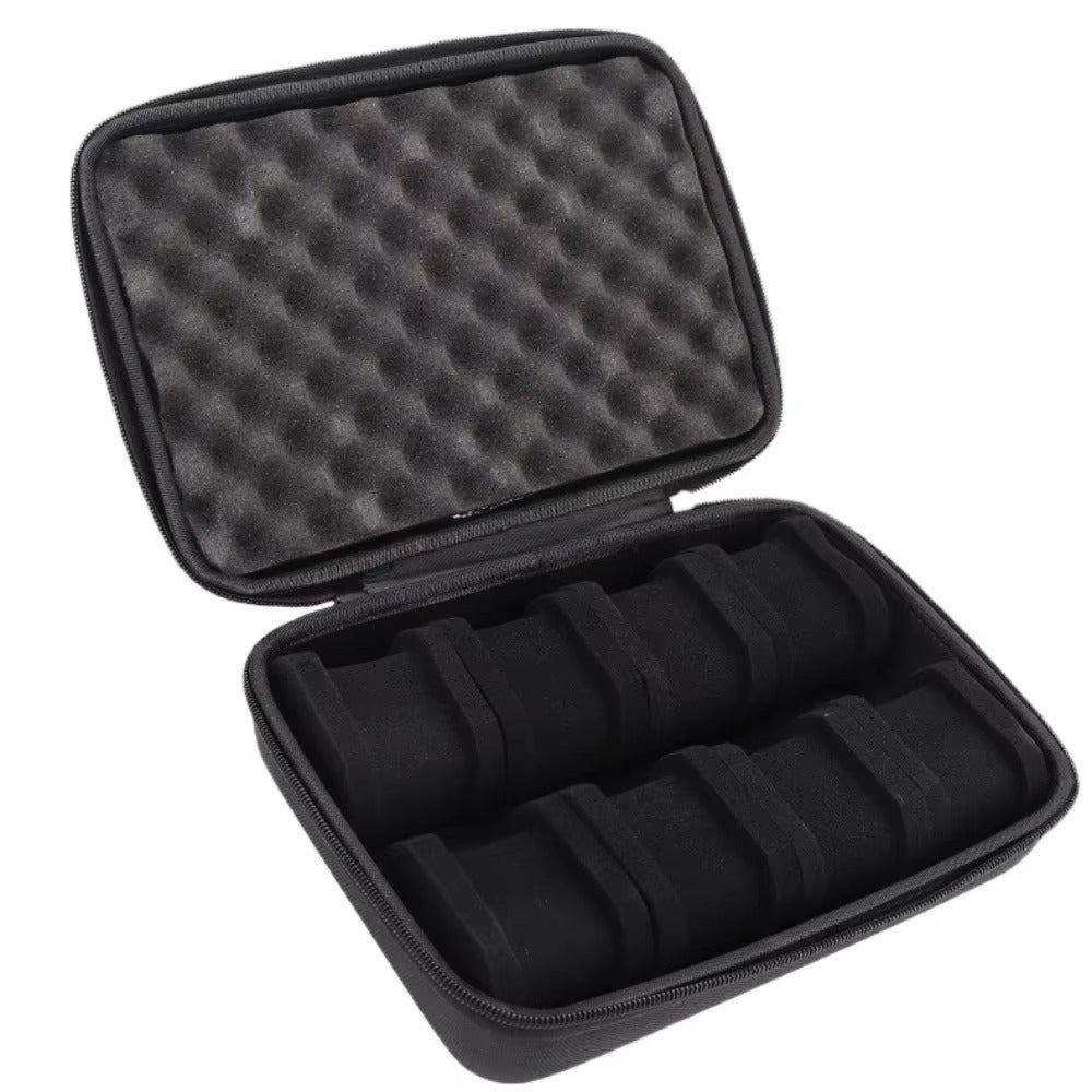 MACHER Padded zip travel watch case (6-15 slots) - Performance Driven Racing Timepieces - Richard mille, jacob&co homage Watches