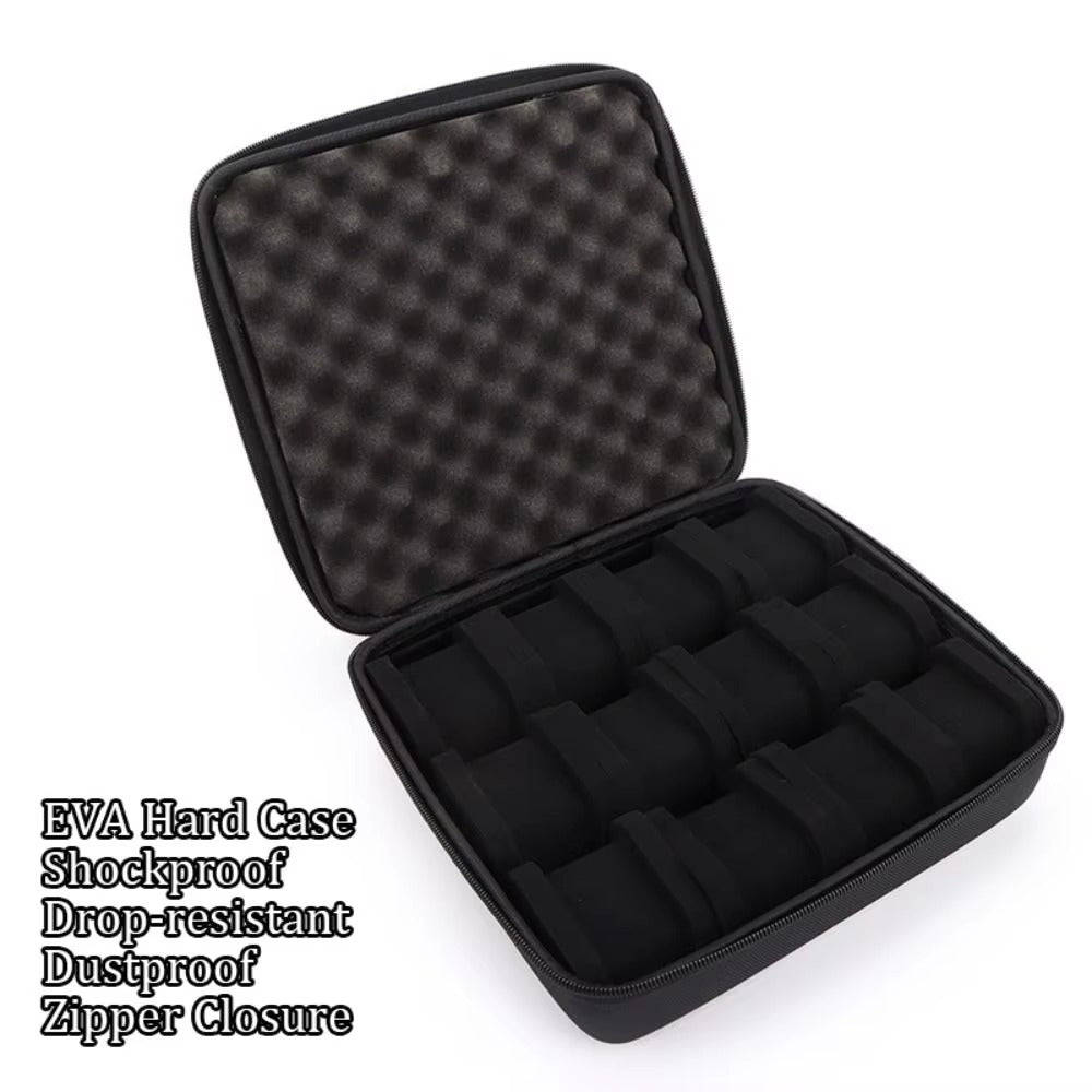 MACHER Padded zip travel watch case (6-15 slots) - Performance Driven Racing Timepieces - Richard mille, jacob&co homage Watches
