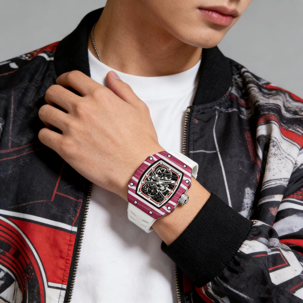 MACHER overtake (Rubber Strap) - Performance Driven Racing Timepieces - Richard mille, jacob&co homage Watches