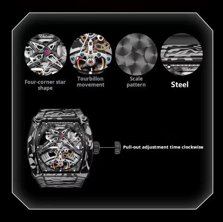 MACHER Carbon Raider - Performance Driven Racing Timepieces - Richard mille, jacob&co homage Watches