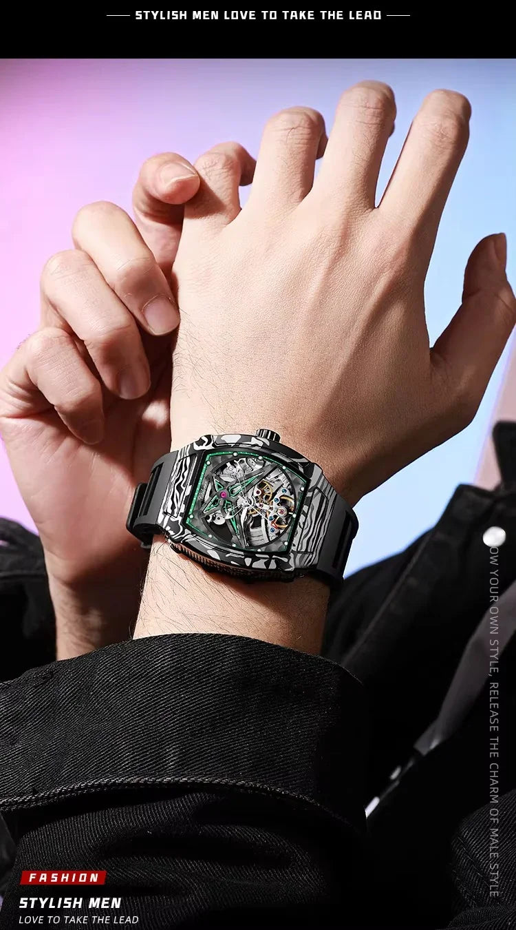 MACHER Carbon Raider - Performance Driven Racing Timepieces - Richard mille, jacob&co homage Watches