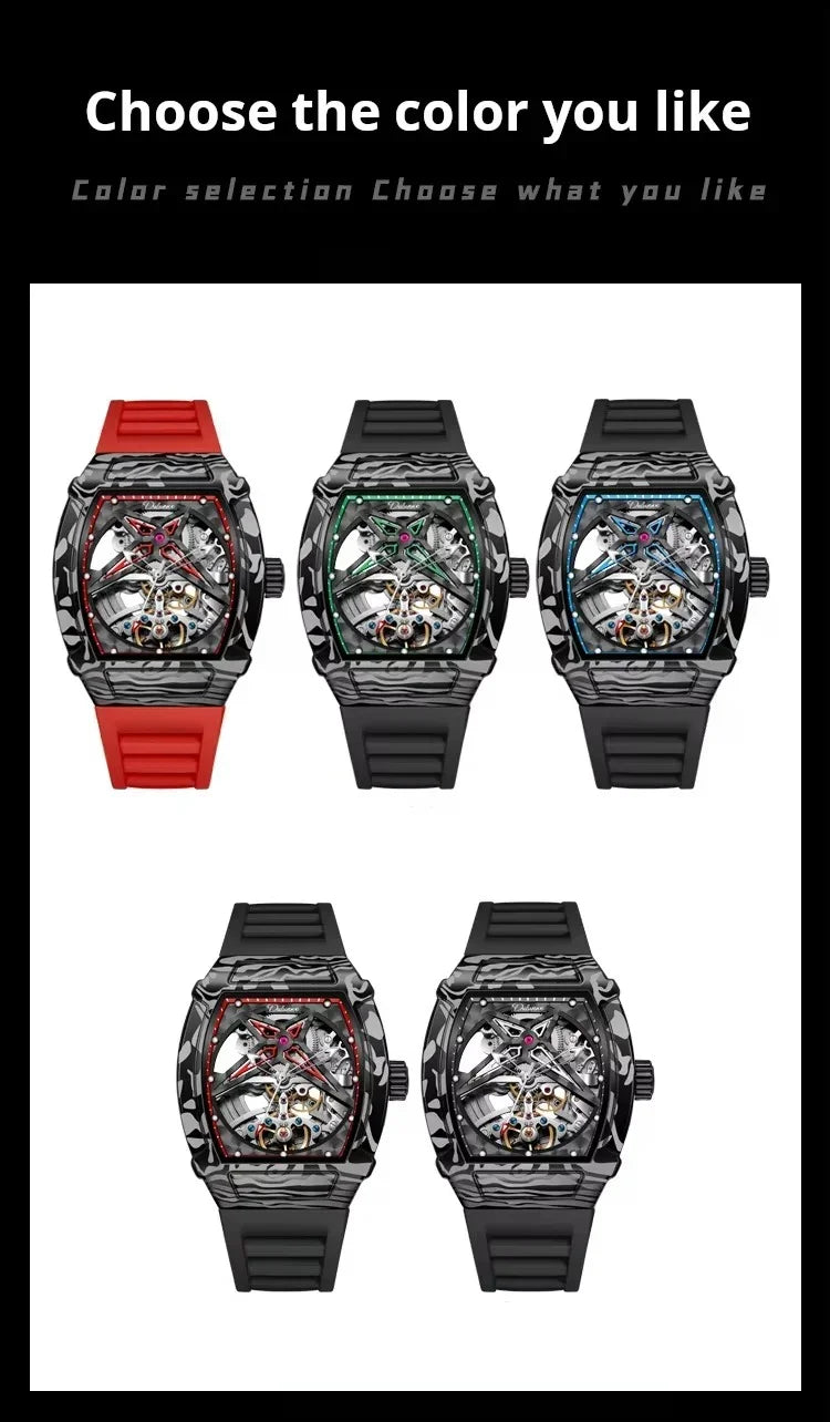 MACHER Carbon Raider - Performance Driven Racing Timepieces - Richard mille, jacob&co homage Watches