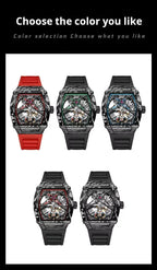 MACHER Carbon Raider - Performance Driven Racing Timepieces - Richard mille, jacob&co homage Watches