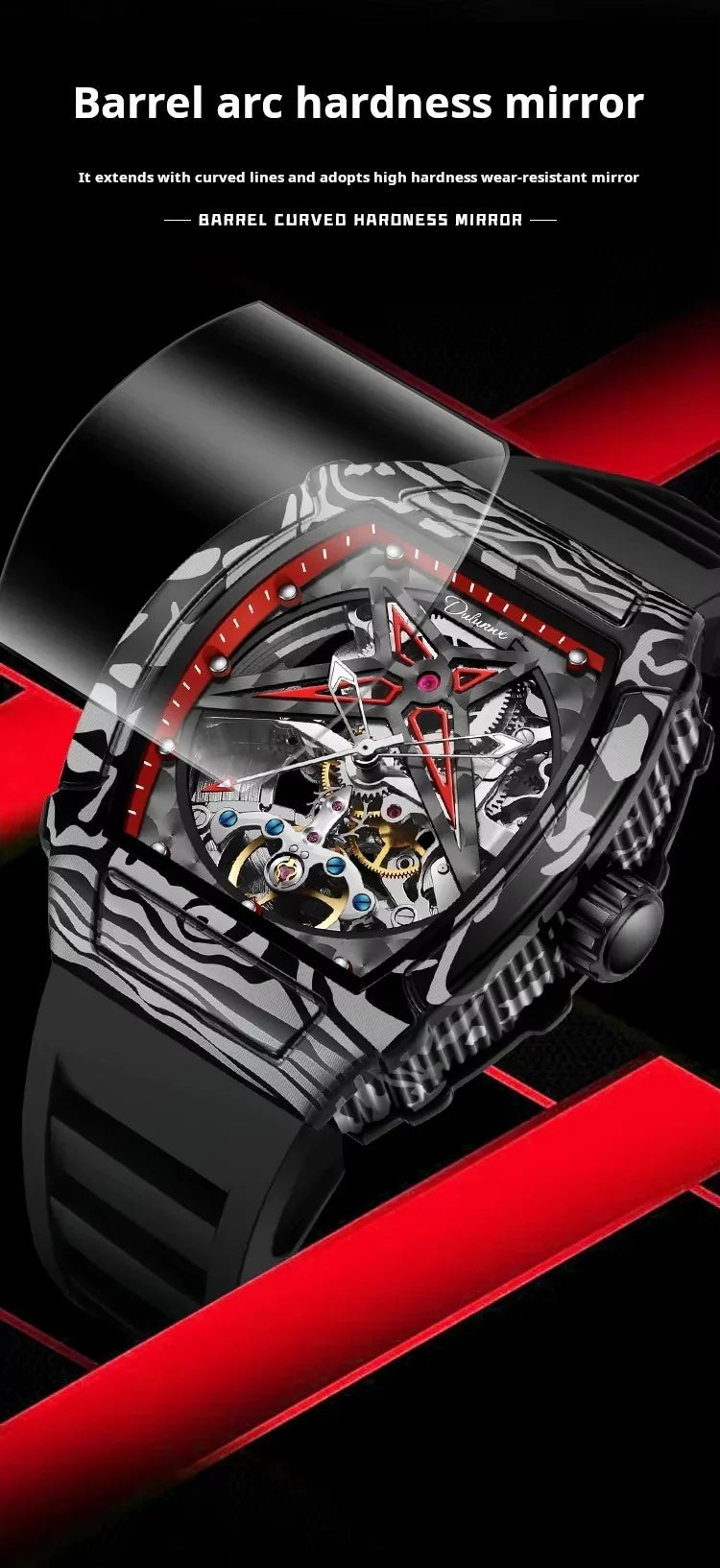 MACHER Carbon Raider - Performance Driven Racing Timepieces - Richard mille, jacob&co homage Watches