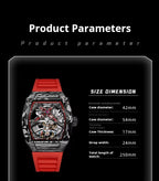 MACHER Carbon Raider - Performance Driven Racing Timepieces - Richard mille, jacob&co homage Watches