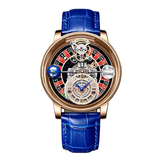 MACHER Velocity Wheel (Black roulette table) - Performance Driven Racing Timepieces - Richard mille, jacob&co homage Watches