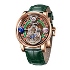MACHER Velocity Wheel (Brown roulette table) - Performance Driven Racing Timepieces - Richard mille, jacob&co homage Watches