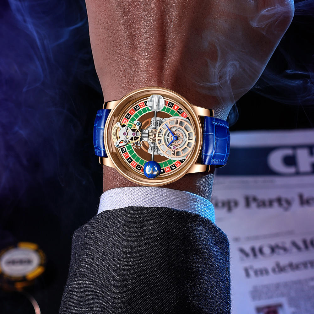 MACHER Velocity Wheel (Brown roulette table) - Performance Driven Racing Timepieces - Richard mille, jacob&co homage Watches