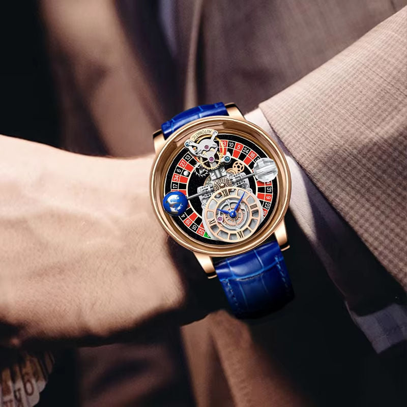 MACHER Velocity Wheel (Black roulette table) - Performance Driven Racing Timepieces - Richard mille, jacob&co homage Watches