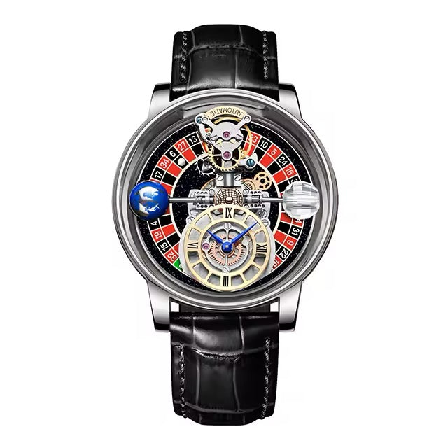 MACHER Velocity Wheel (Black roulette table) - Performance Driven Racing Timepieces - Richard mille, jacob&co homage Watches