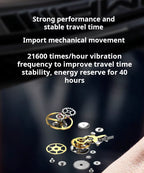 Luxury mechanical watch movement parts with precision gears, emphasizing performance and stability