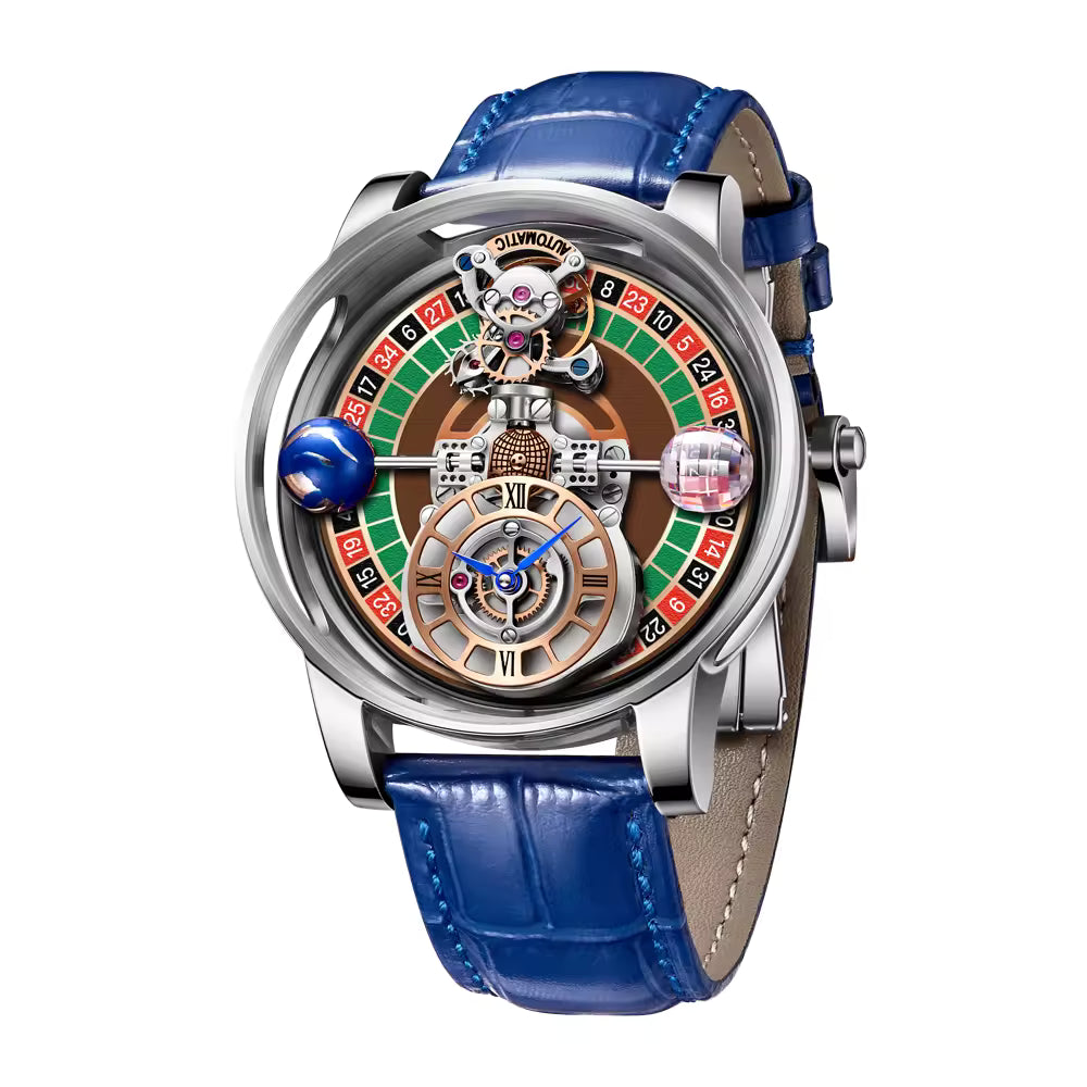MACHER Velocity Wheel (Brown roulette table) - Performance Driven Racing Timepieces - Richard mille, jacob&co homage Watches