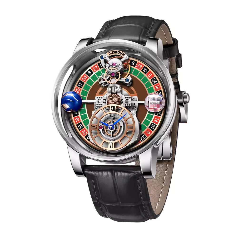 MACHER Velocity Wheel (Brown roulette table) - Performance Driven Racing Timepieces - Richard mille, jacob&co homage Watches