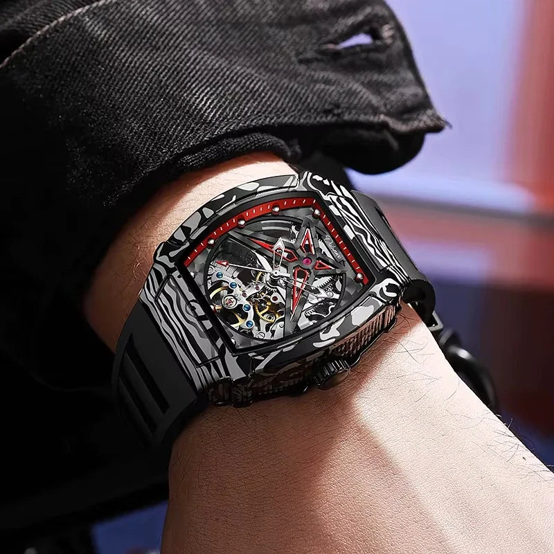 MACHER Carbon Raider - Performance Driven Racing Timepieces - Richard mille, jacob&co homage Watches